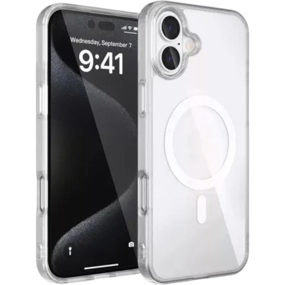 GENERICO - Carcasa MagSafe Transparente para iPhone  Protección Premium iPhone 16