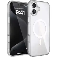 GENERICO - Carcasa MagSafe Transparente para iPhone Protección Premium iPhone 16