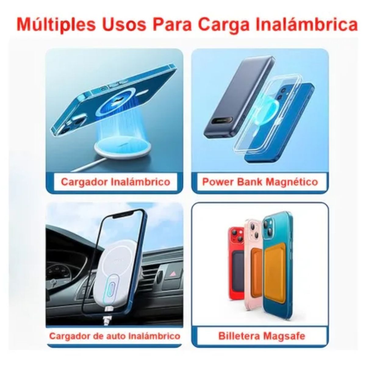 GENERICO - Carcasa MagSafe Transparente para iPhone  Protección Premium iPhone 16