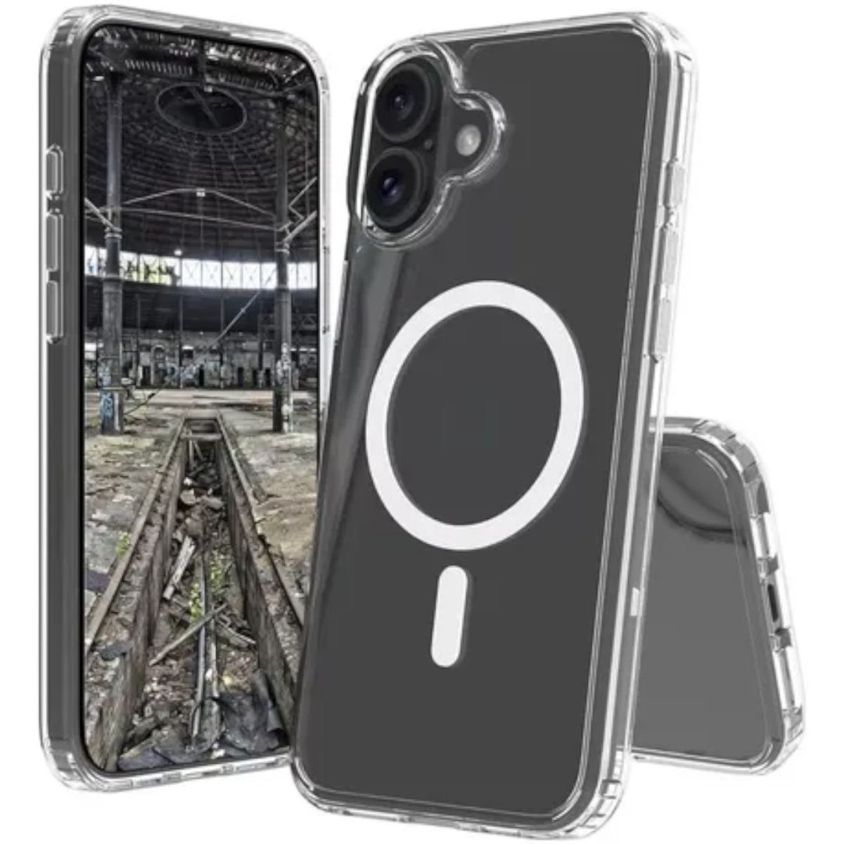 GENERICO - Carcasa MagSafe Transparente para iPhone16 Pro