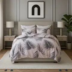 ARMONIA - Juego de cama King 25 plazas diseño Queen Tropical modelo 640