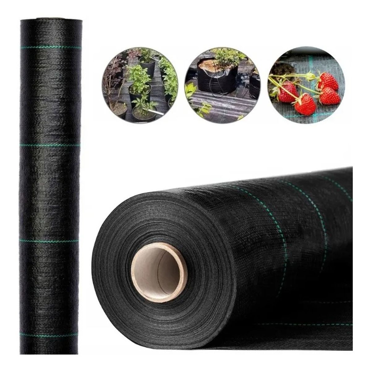 GENERICO - Ground Cover Antimaleza De 15 X 10 m Malla Antimaleza