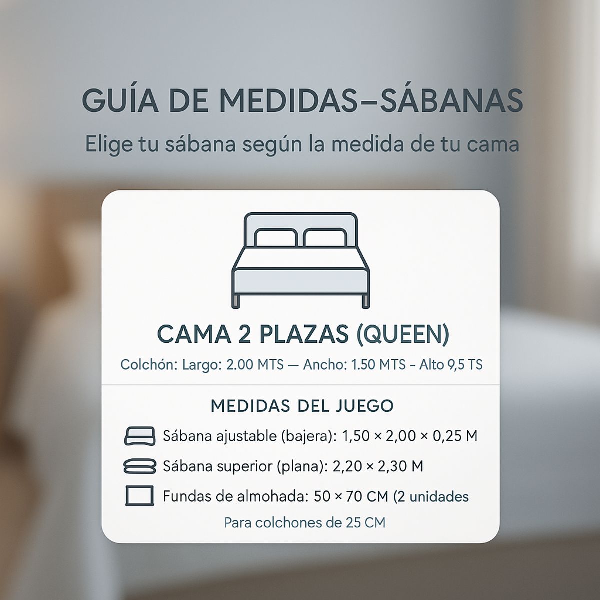 ARMONIA - Juego sabanas 2 plazas Queen diseño My Love modelo 638