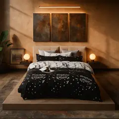 ARMONIA - Juego de cama 2 plazas Queen diseño Plazas Queen Sunshine modelo 646