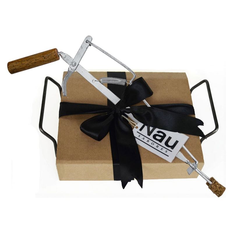 NAU - Tabla de sal 20 x 20  pack tenedor expulsador