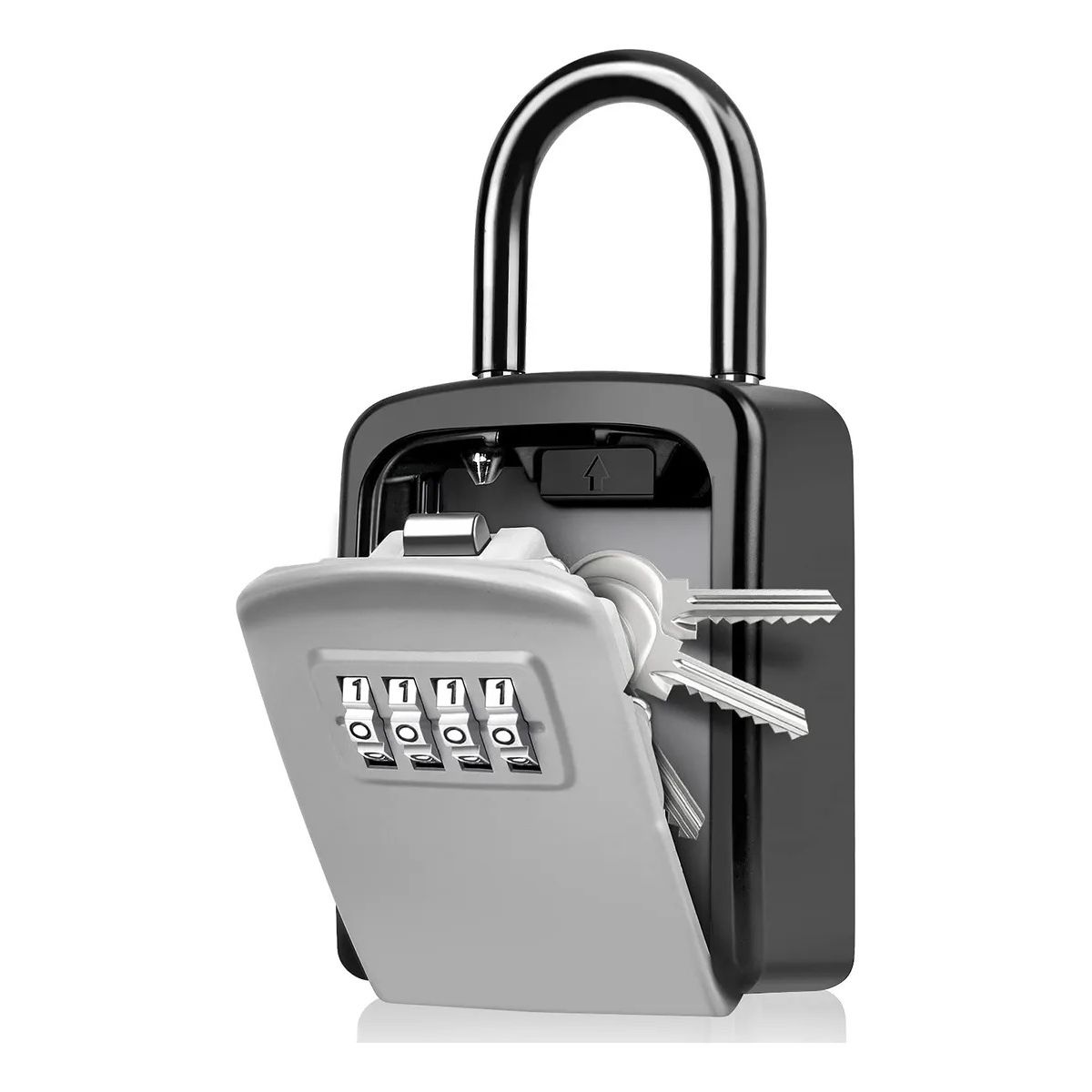 GENERICO - Caja Seguridad Porta Llave Candado Clave Muro Colgador