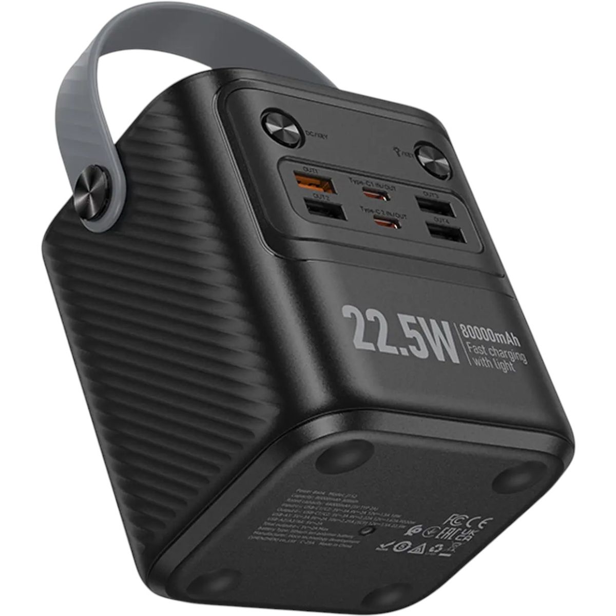 HOCO - Power Bank Hoco J152 80 000 mAh  Carga rápida PD 20 W & USB‑A 225 W