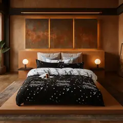 ARMONIA - Juego de cama Queen 2 plazas diseño Plazas Queen Sunshine modelo 646