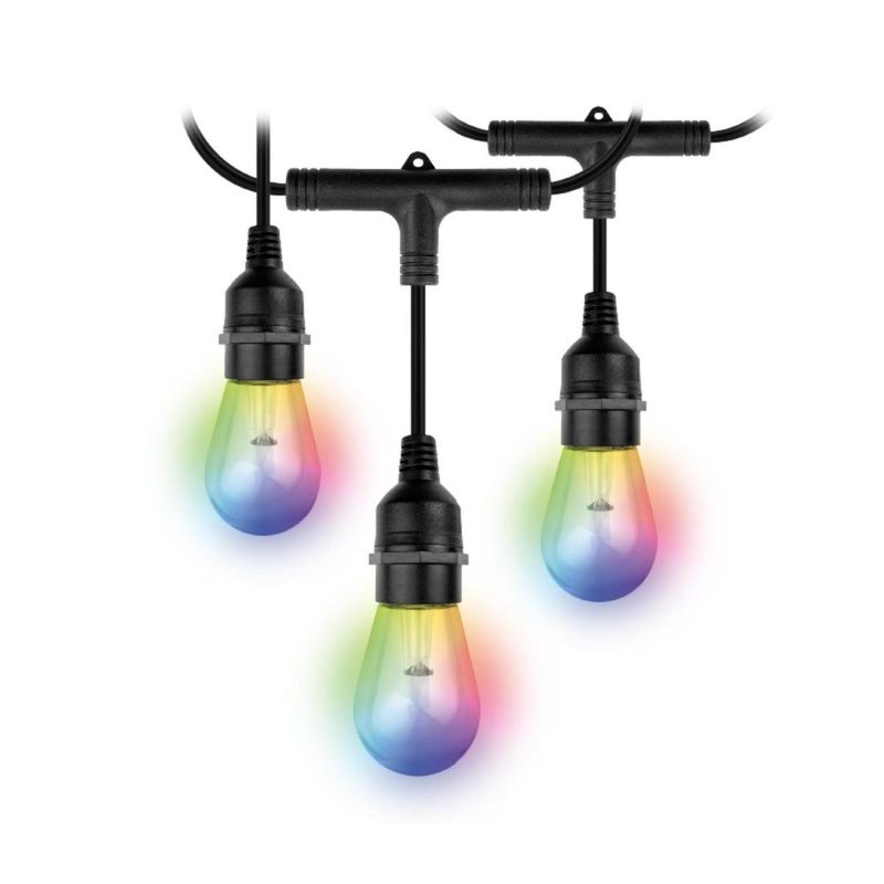 NEXXT SOLUTIONS - Guirnalda de 24 luces RGB 14m Wi-Fi