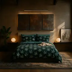 ARMONIA - Juego de cama 2 plazas Queen diseño Canavis modelo 643