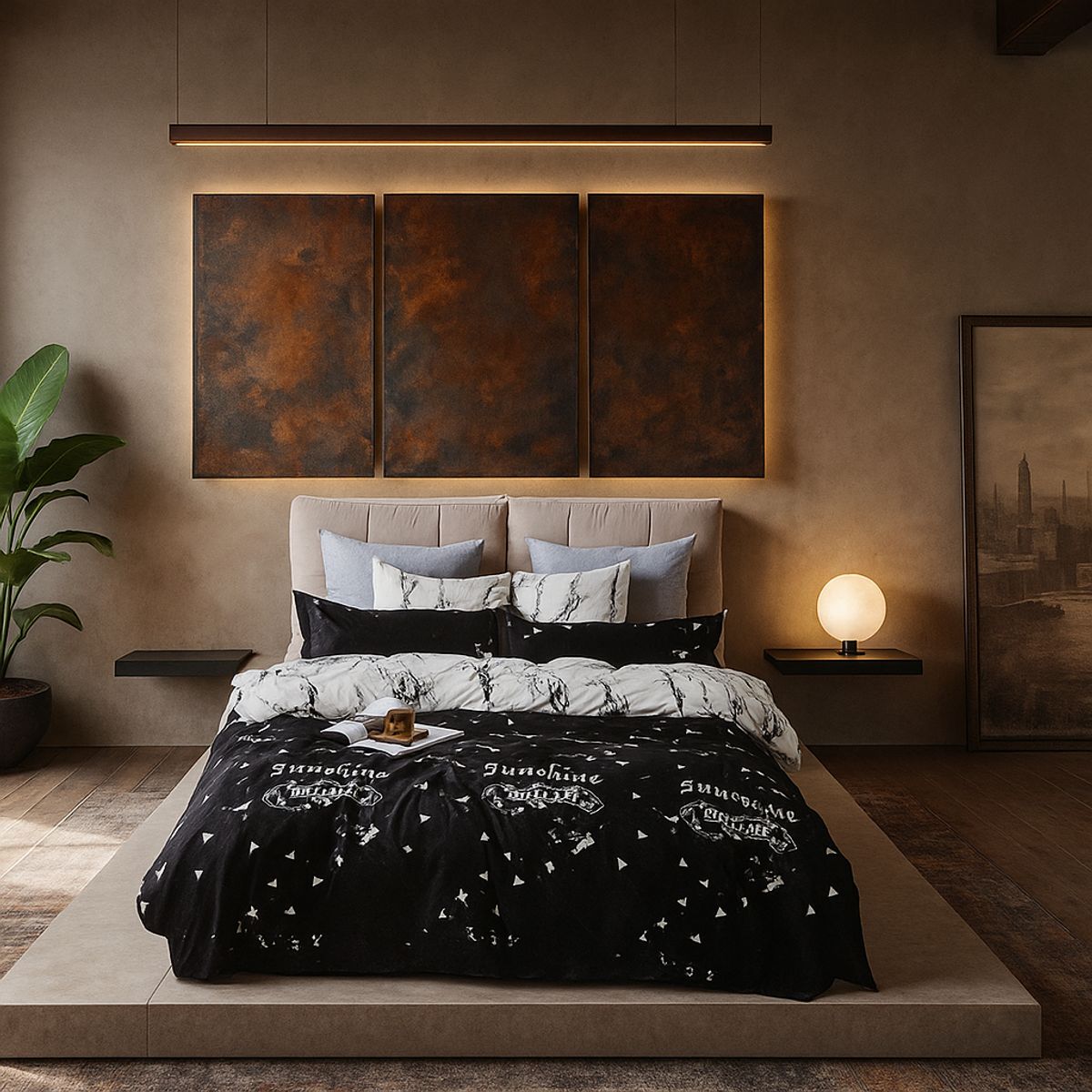 ARMONIA - Juego sabanas 2 plazas Queen diseño Plazas Queen Sunshine modelo 646