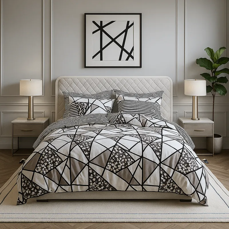 ARMONIA - Juego de cama King 25 plazas diseño Queen Mosaico modelo 622