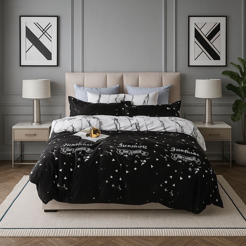 ARMONIA - Juego de cama cama King de 25 plazas diseño Queen Sunshine modelo 646