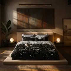 ARMONIA - Set de sábanas Queen 2 plazas diseño Plazas Queen Sunshine modelo 646