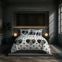 ARMONIA - Juego de cama 25 plazas King diseño Torre París modelo 633