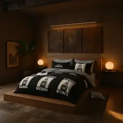 ARMONIA - Set de sábanas cama King de 25 plazas diseño London Big Ben 628