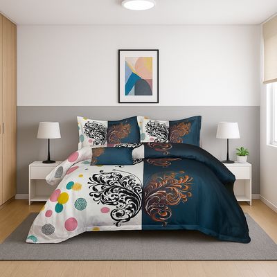 Imagen 2 del producto Juego de sábanas King 25 plazas diseño Trival Mariposa modelo 632