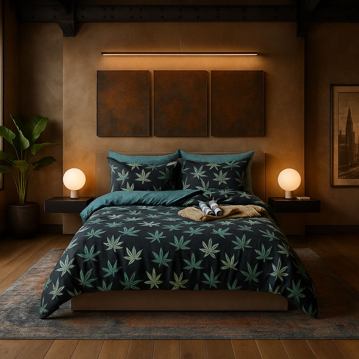 ARMONIA - Ropa de cama King 25 plazas diseño Queen Canavis modelo 643