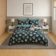 ARMONIA - Set de sábanas King 25 plazas diseño Queen Canavis modelo 643