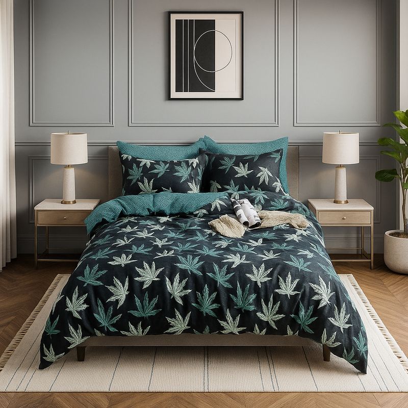 ARMONIA - Juego de cama King 25 plazas diseño Queen Canavis modelo 643