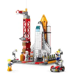 AZULAMAR - Bloques De Lanzador Transbordador Espacial Juguete Regalo