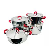 BATERIA DE COCINA ARTE ANDINO 8 PIEZAS ACERO INOX