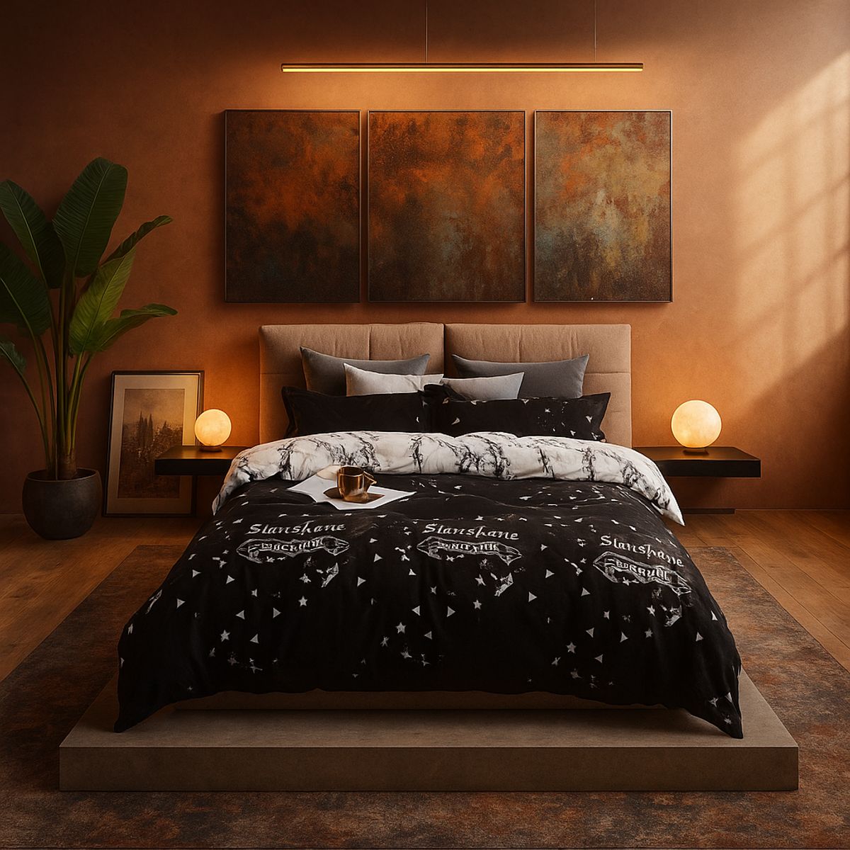 ARMONIA - Juego de sábanas 2 plazas Queen diseño Plazas Queen Sunshine 646