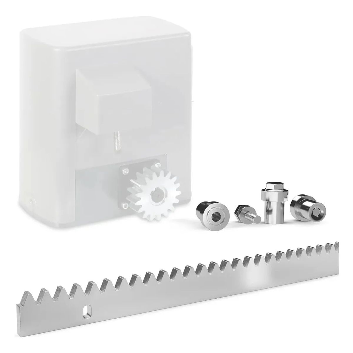 GENERICO - 1m De Cremallera De Metal Para Veloti Motor Portón Corredizo