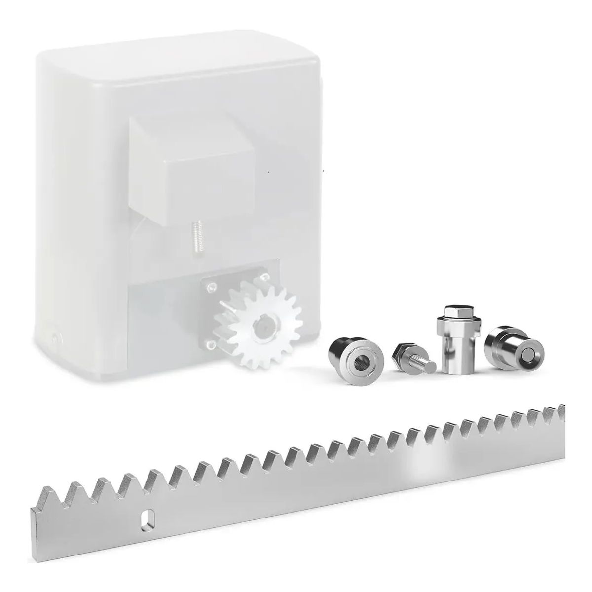 GENERICO - 1m De Cremallera De Metal Para Veloti Motor Portón Corredizo