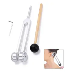 GENERICO - Diapasones Para Curación 128 Hz Para Curación Chakras Recto