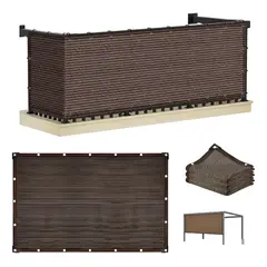 GENERICO - 3x4m Lona De Malla De Sombra Red Bloqu Tasa De Sombreado 95%