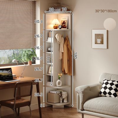 Imagen 2 del producto Repisa Organizador Estante Esquinero 180x30x30cm