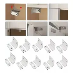 GENERICO - Pack 10 Cerradura Imán Fuerte Cierre Mueble Cajones Armario
