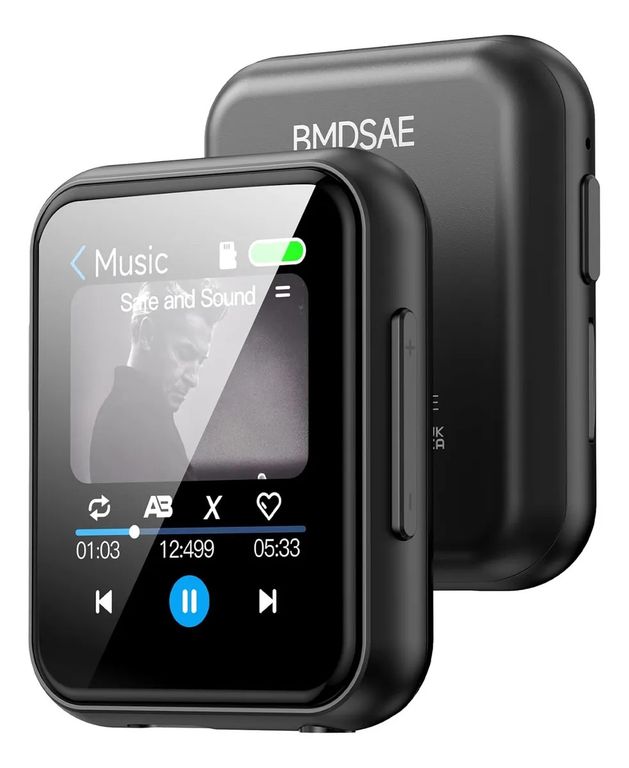 KUANGYE Reproductor Mp3 Mp4 Con Conexión Bluetooth 128gb Táctil