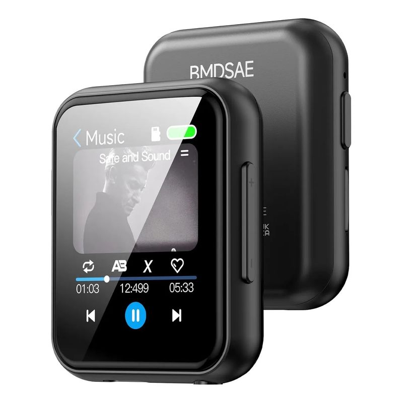 KUANGYE - Reproductor Mp3 Mp4 Con Conexión Bluetooth 128gb Táctil