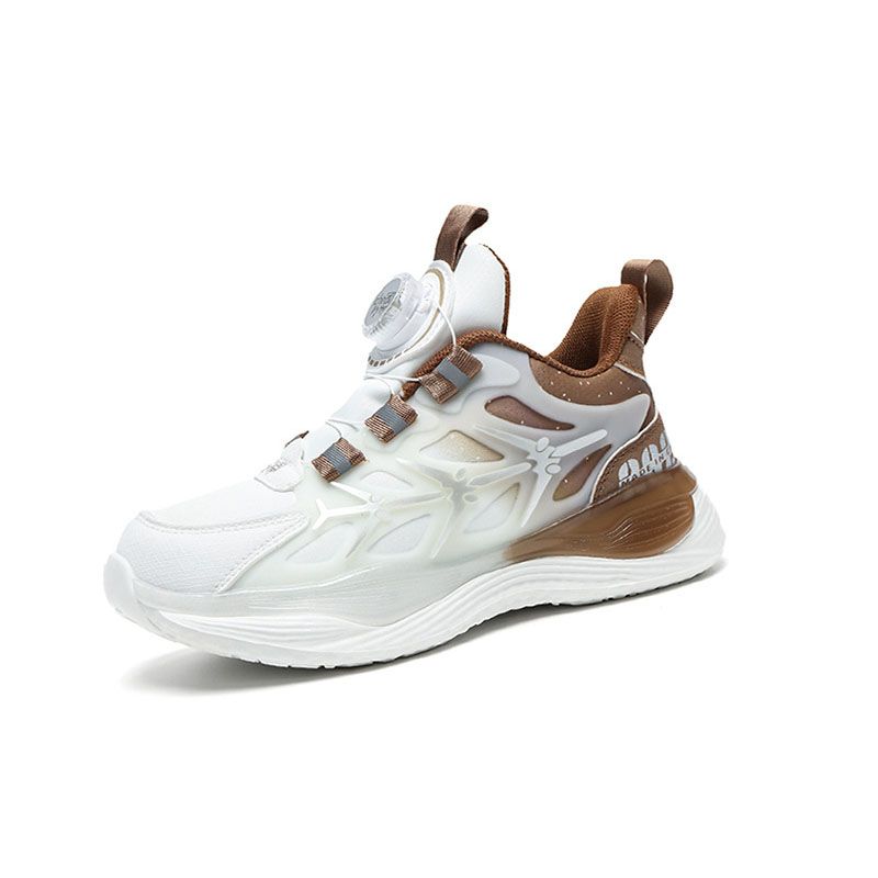DANWEILE - Zapatos deportivos para niños con hebilla giratoria y brillo nocturno