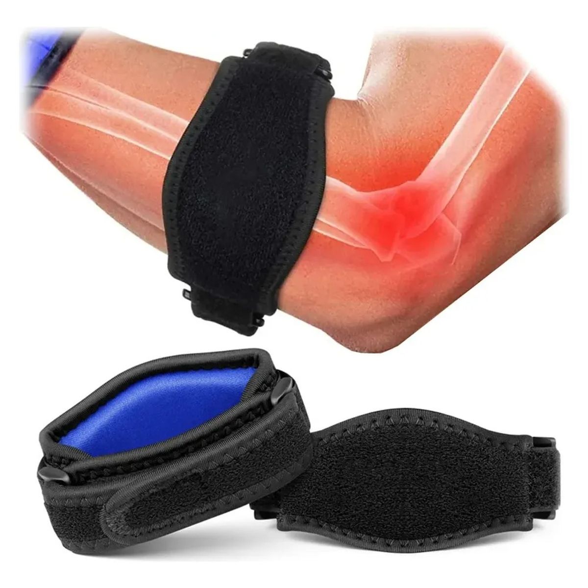 GENERICO - Pack X2 Soportes Codo Para Epicondilitis Y Tendinitis