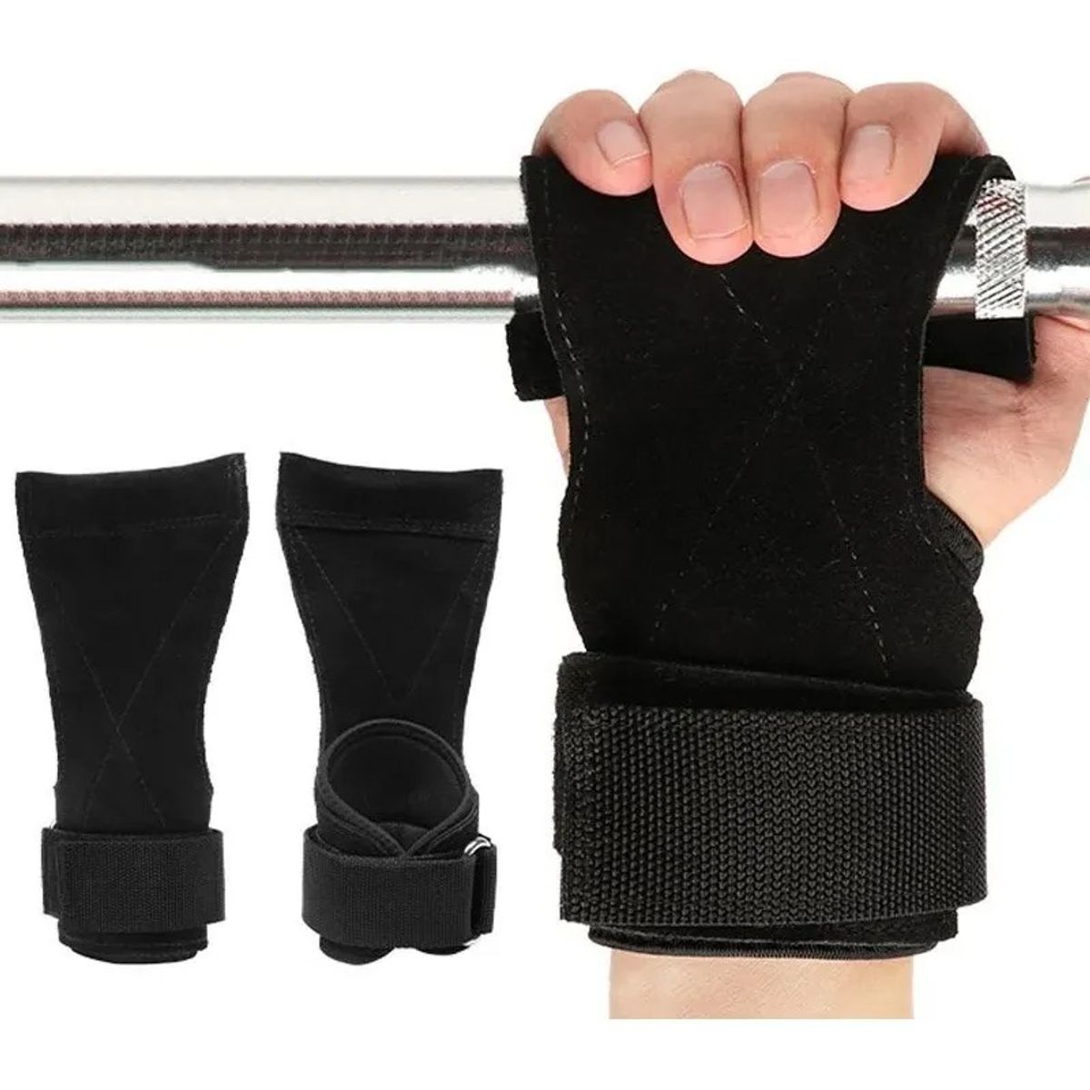 GENERICO - Calleras De Cuero Para Pesas Crossfit Calistenia El Par