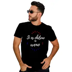 ROLY - Polera hombre diseño frases chilenas fiestas patrias D2