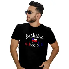 ROLY - Polera hombre diseño frases chilenas fiestas patrias D12