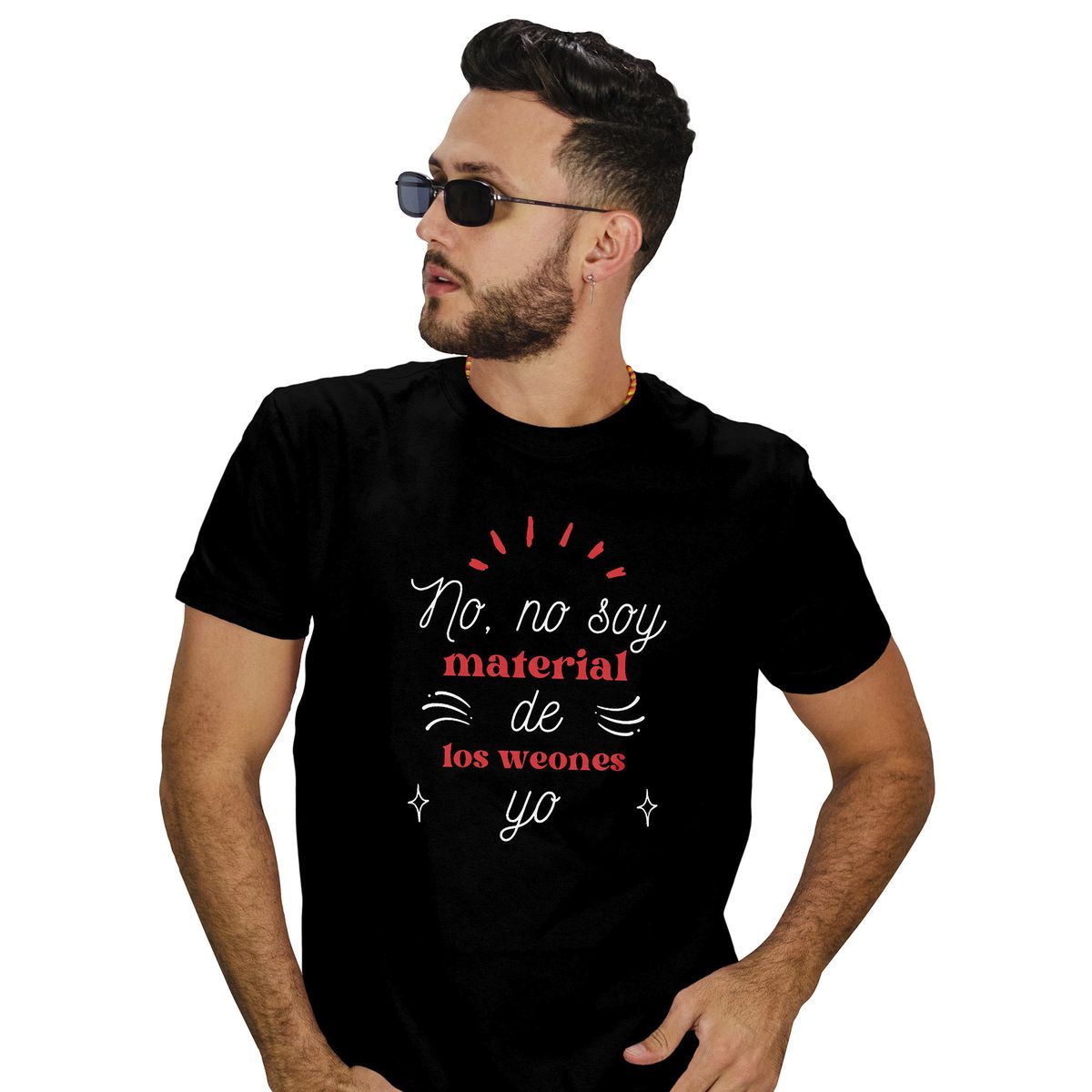 ROLY - Polera hombre diseño frases chilenas fiestas patrias D13