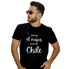 ROLY - Polera hombre diseño frases chilenas fiestas patrias D16