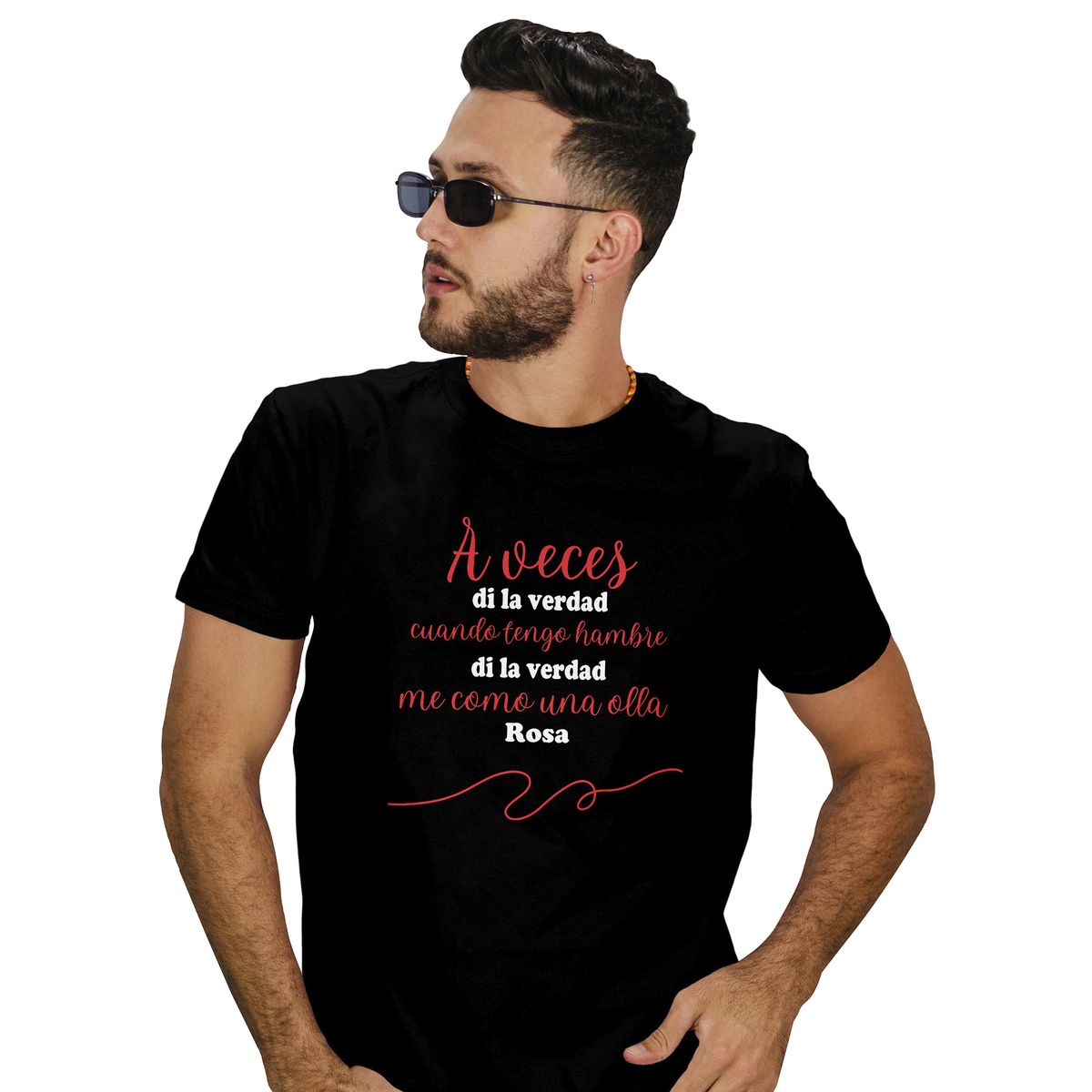 ROLY - Polera hombre diseño frases chilenas fiestas patrias D18