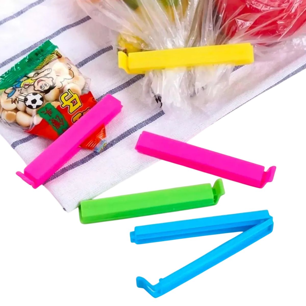 GENERICO - Clips Bolsas Sellado Fácil Alimentos Conservación