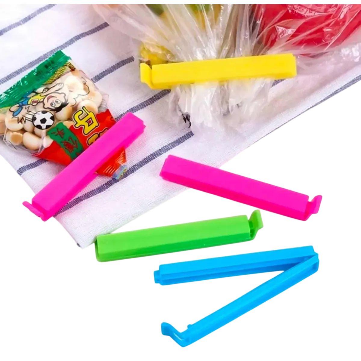 GENERICO - Clips Bolsas Sellado Fácil Alimentos Conservación