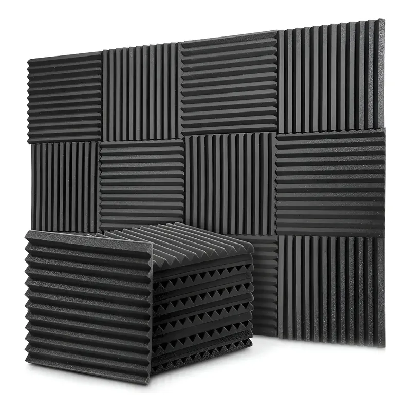 GENERICO - 12x Espuma Acústica Aislante Alta Calidad 30x30x25cm