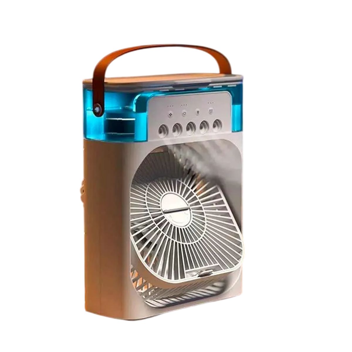 GENERICO - Mini Ventilador Enfriador De Aire Con Aroma Luces Led