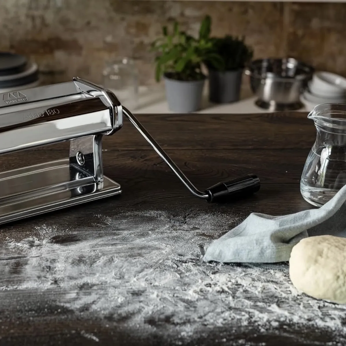 MARCATO - Maquina Para Pastas Atlas Roller 180  Acero Inox Marcato Origen Italia