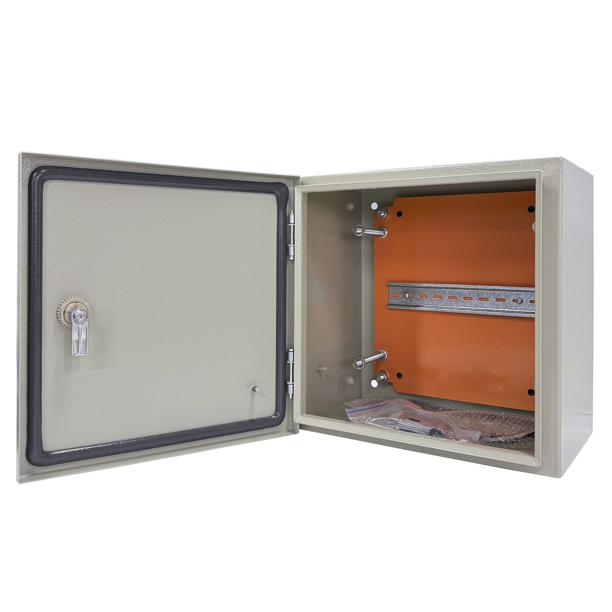 GENERICO - Gabinete Tablero Metálico Eléctrico 300x300x200 1 puerta chasis Ip65