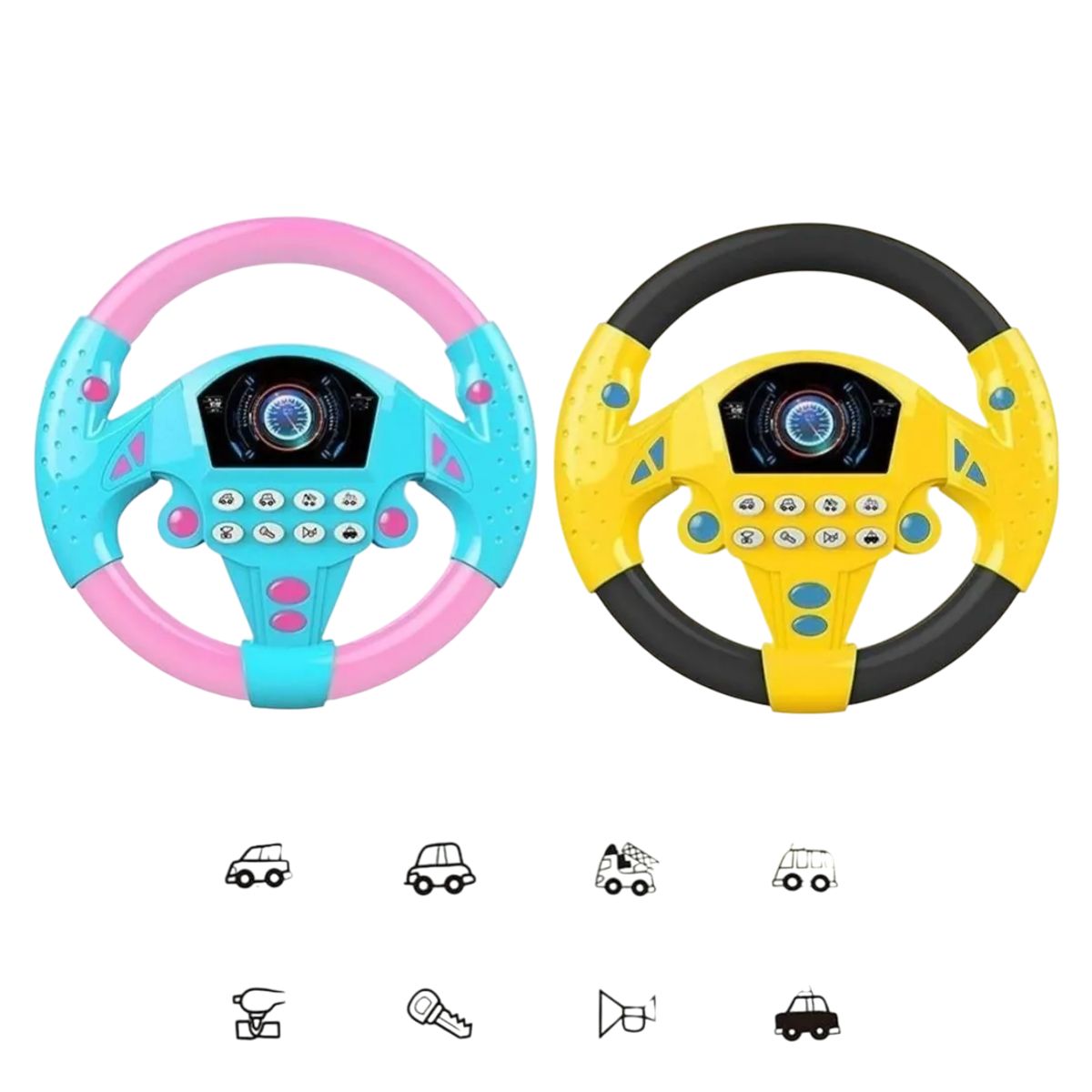 GENERICO - Juguete Volante Simulación Auto Para Niños